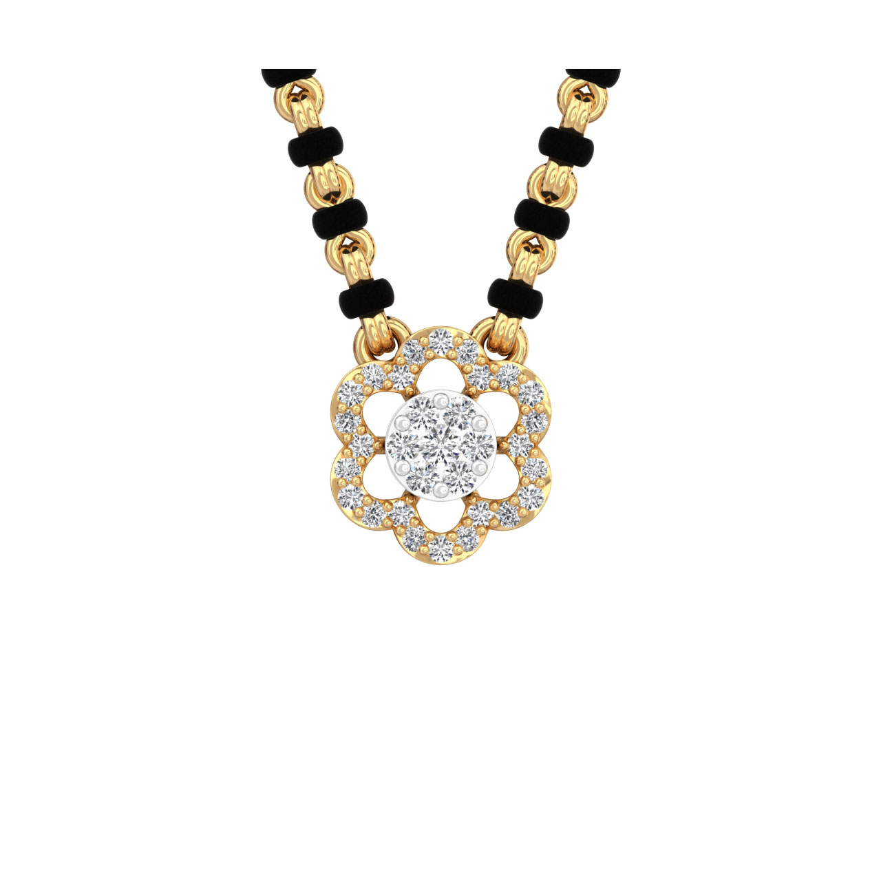 Latest Diamond Mangalsutra Designs in India