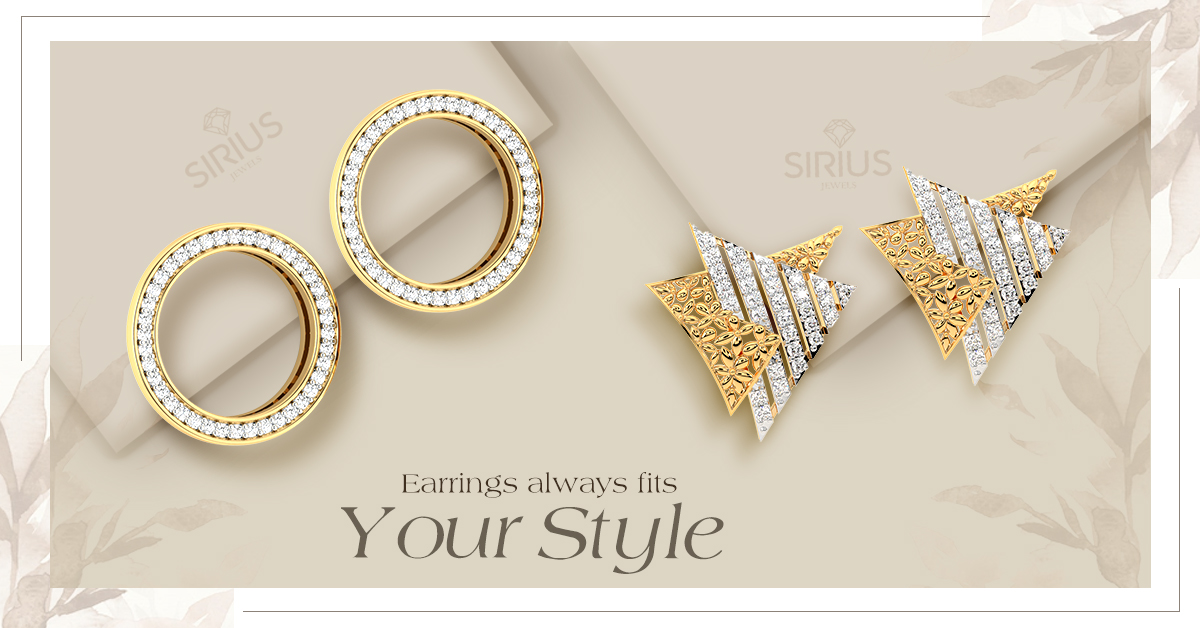 Buy Gold Earrings for Women by Alamod Online  Ajiocom