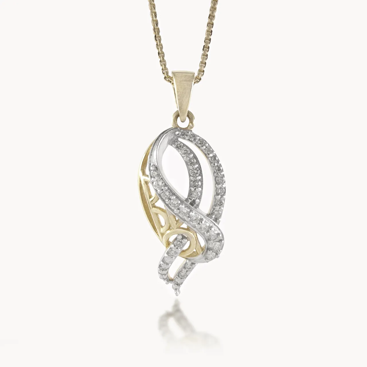 A Unique Design Diamond Pendant