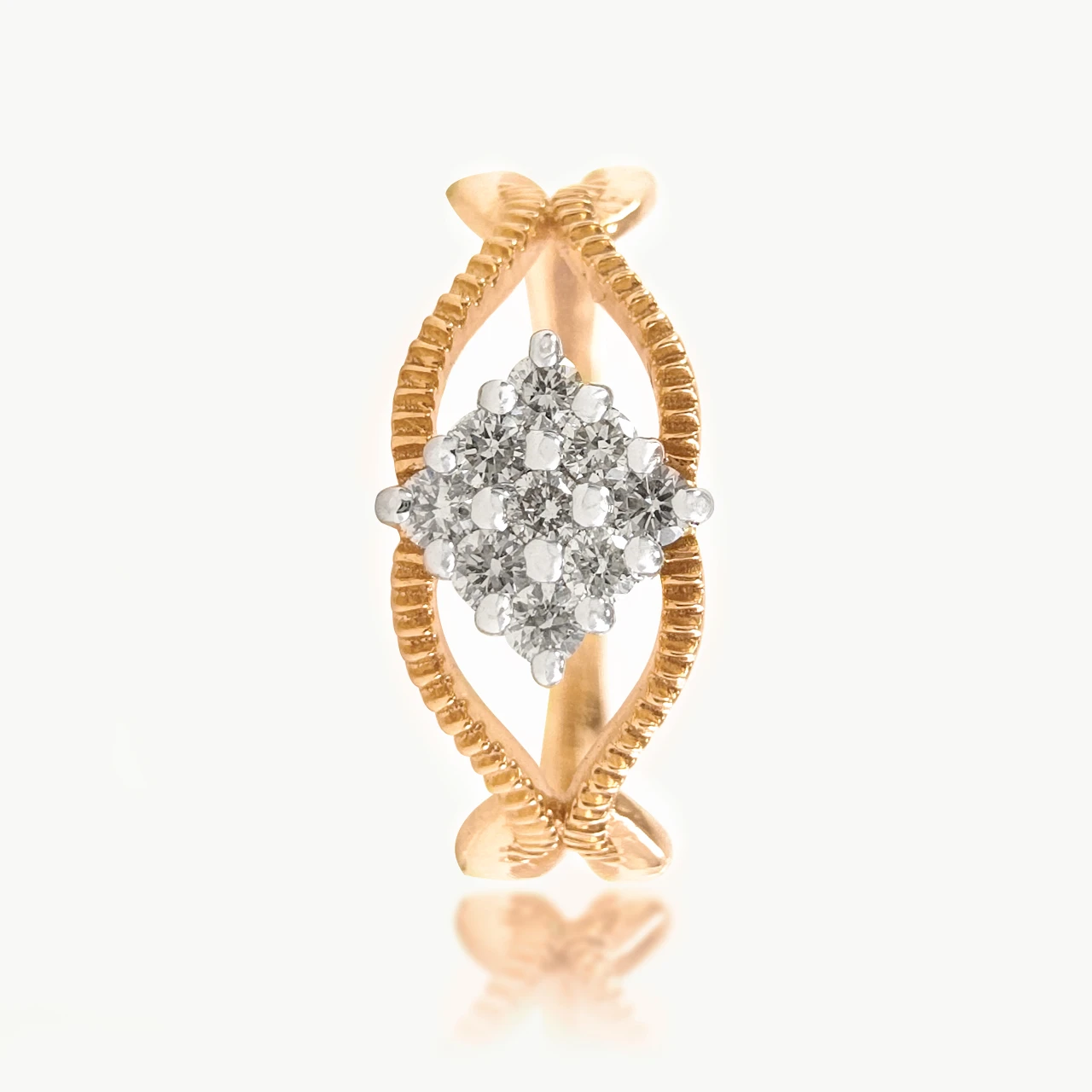 Anvy Cross Diamond Ring
