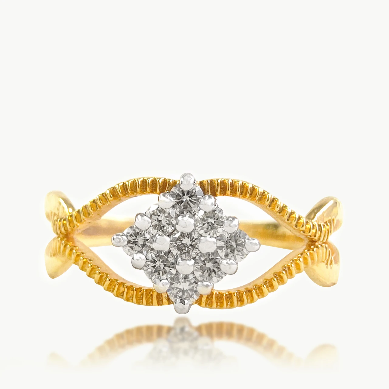 Anvy Cross Diamond Ring