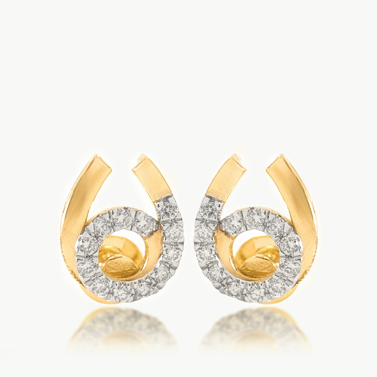 Aura Loop Diamond Earrings