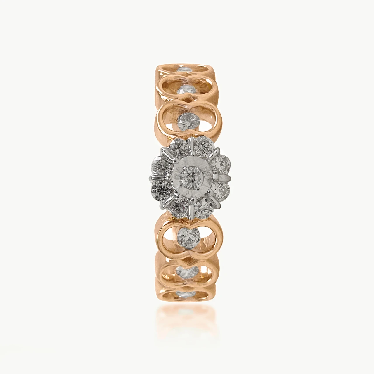 Aurora Petals  Diamond Ring