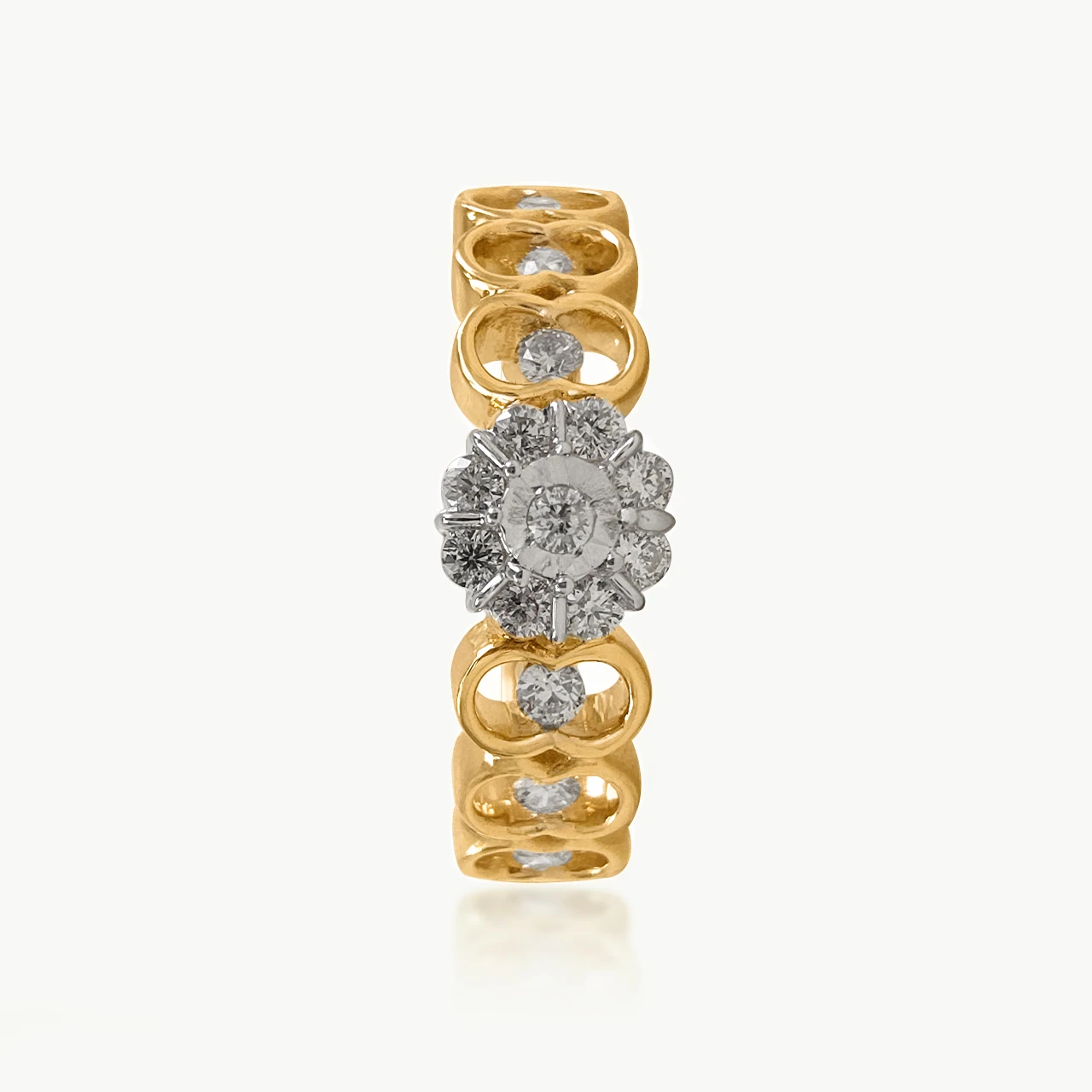Aurora Petals  Diamond Ring