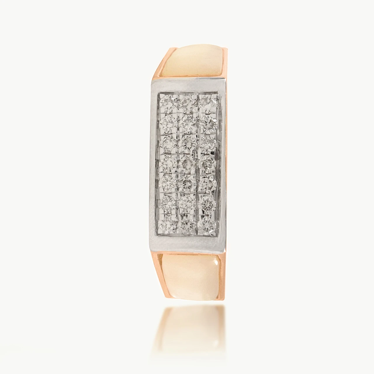 Calrose Designer Diamond Hexagon Band For Him