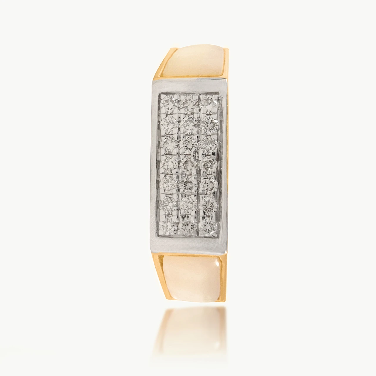 Calrose Designer Diamond Hexagon Band For Him
