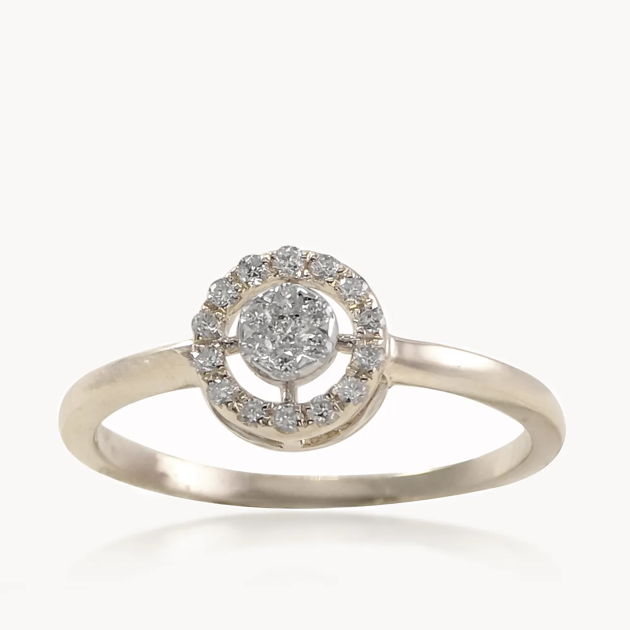 Classic Orbital Diamond Ring