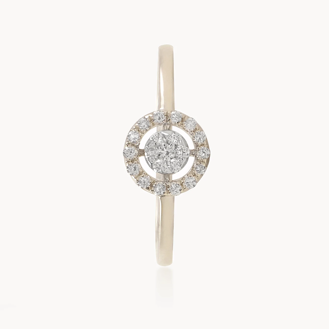 Classic Orbital Diamond Ring