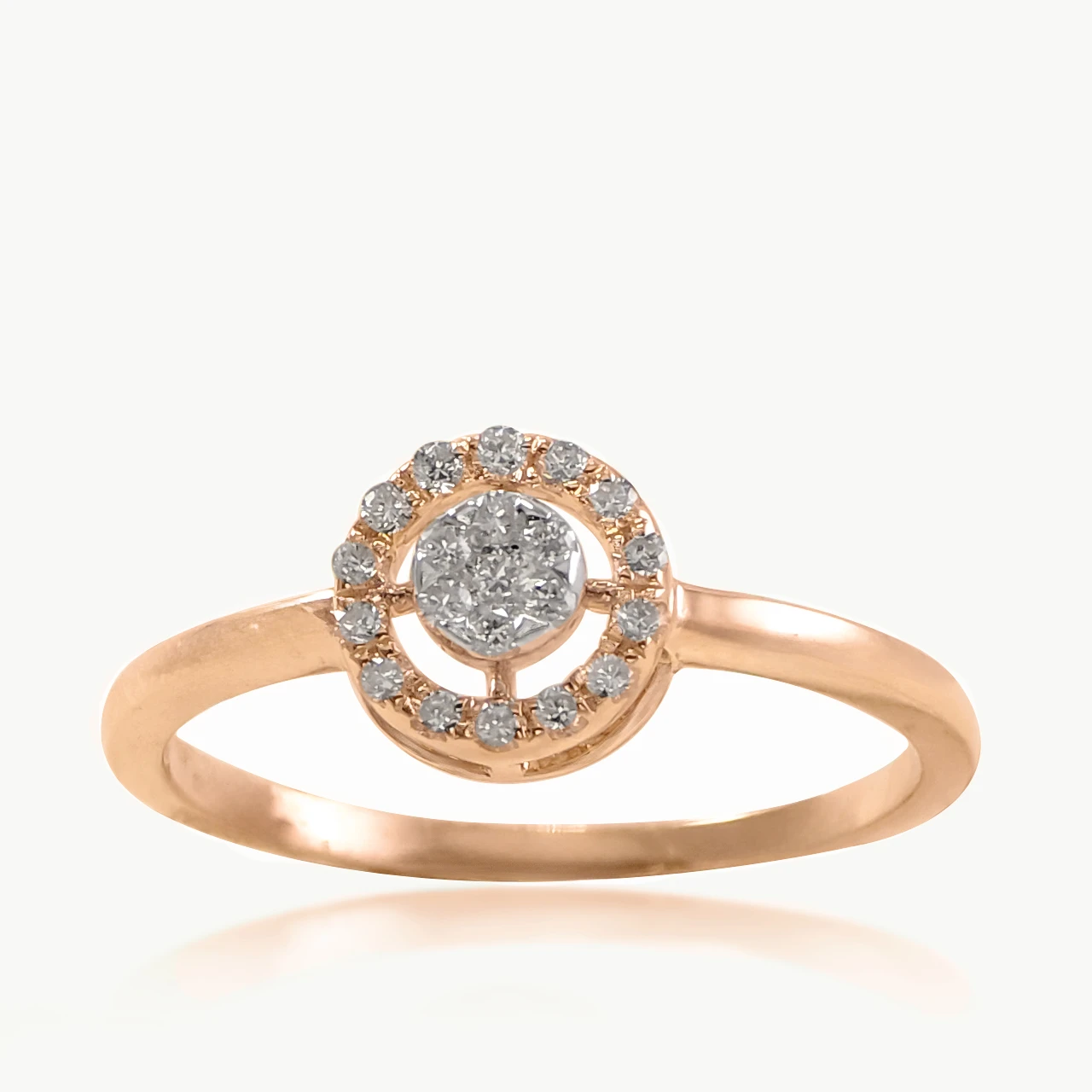 Classic Orbital Diamond Ring