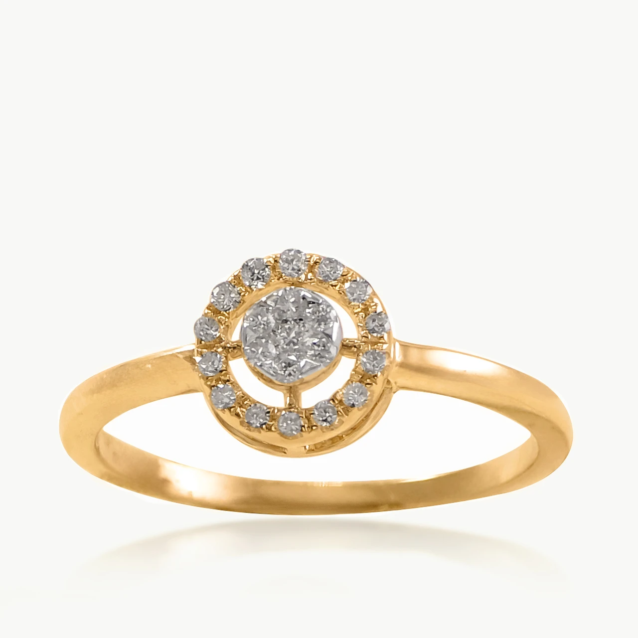 Classic Orbital Diamond Ring