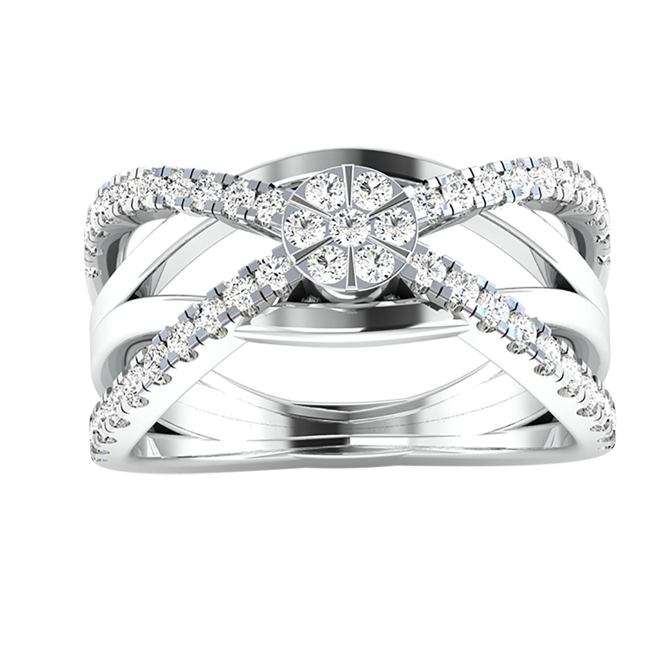 Linara Round Diamond Engagement Ring