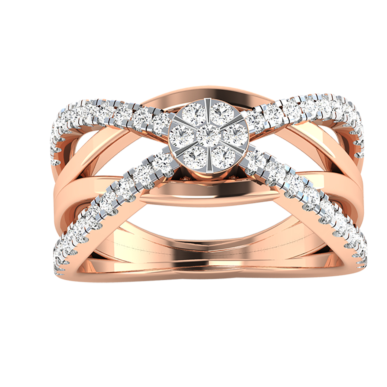 Linara Round Diamond Engagement Ring