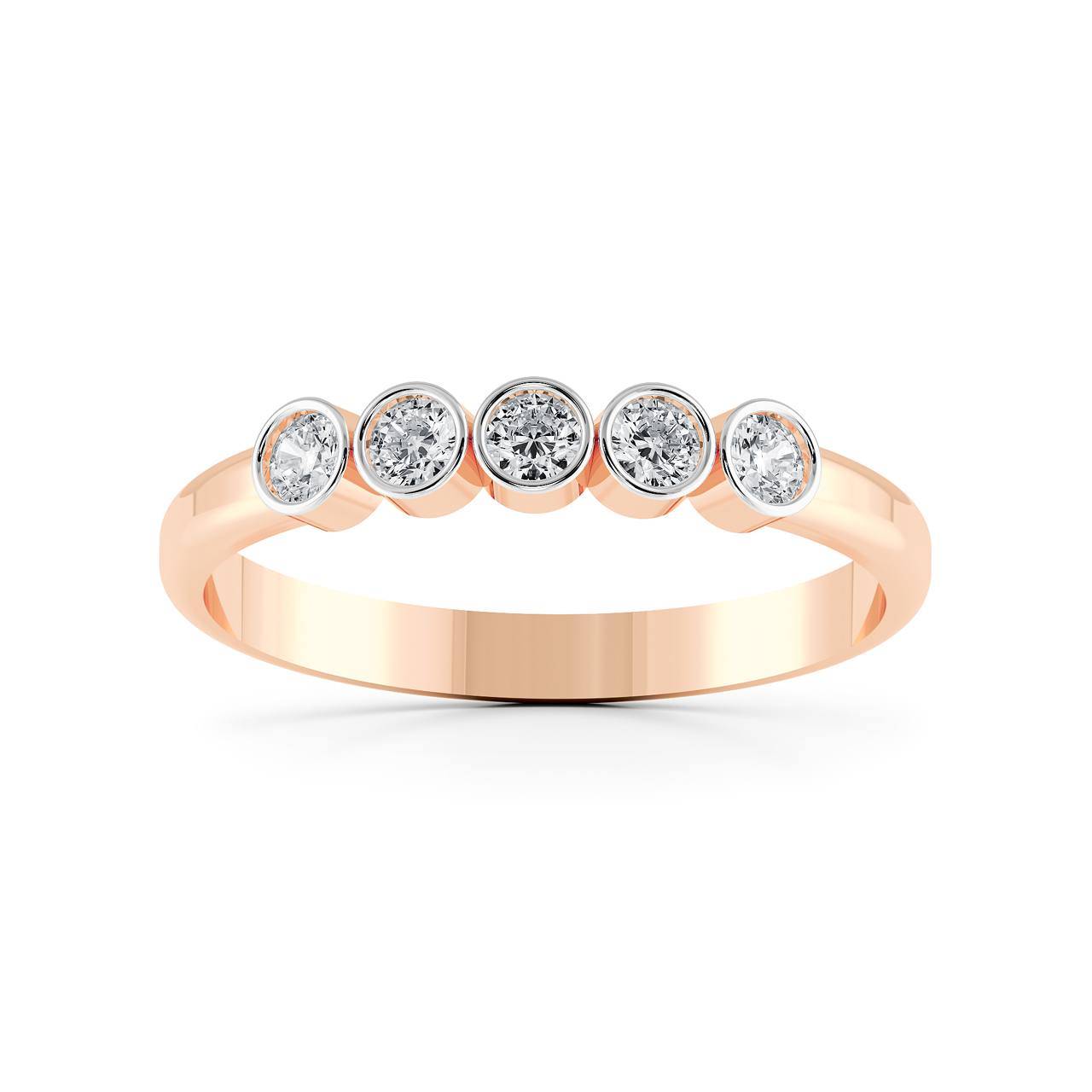 Five Stone Designer Diamond Ring