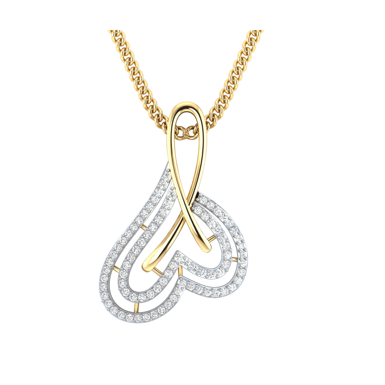 Neil Round Diamond Office Wear Pendant