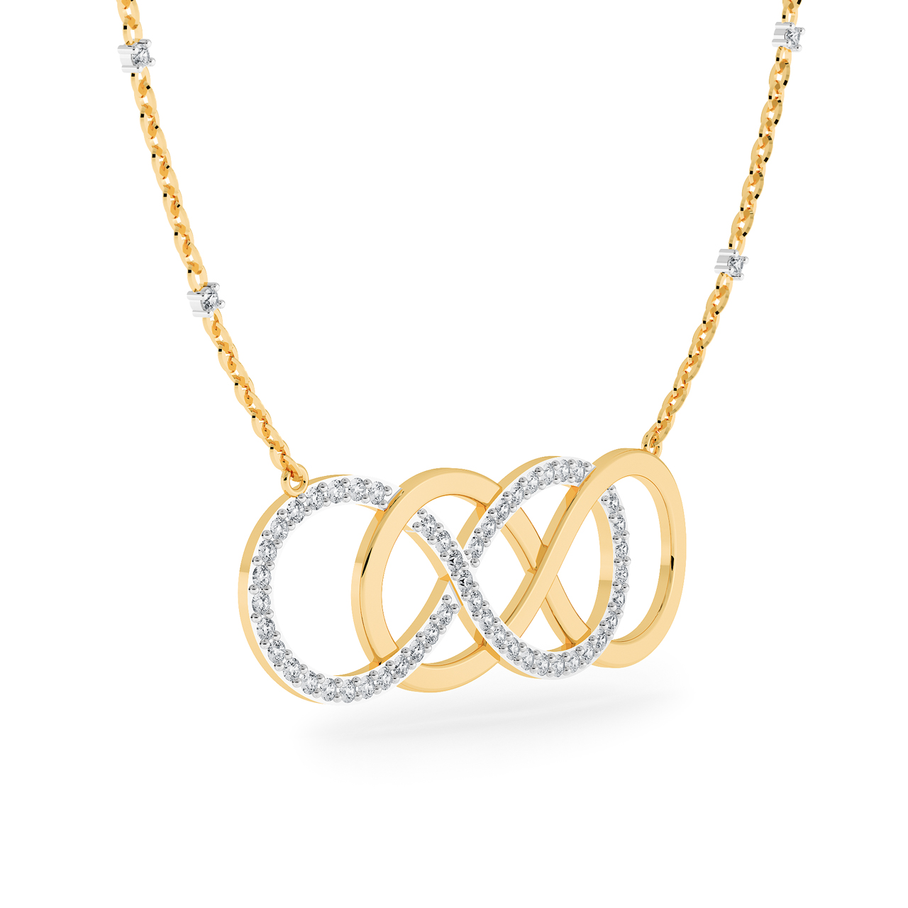 Double Infinity Design Pendant