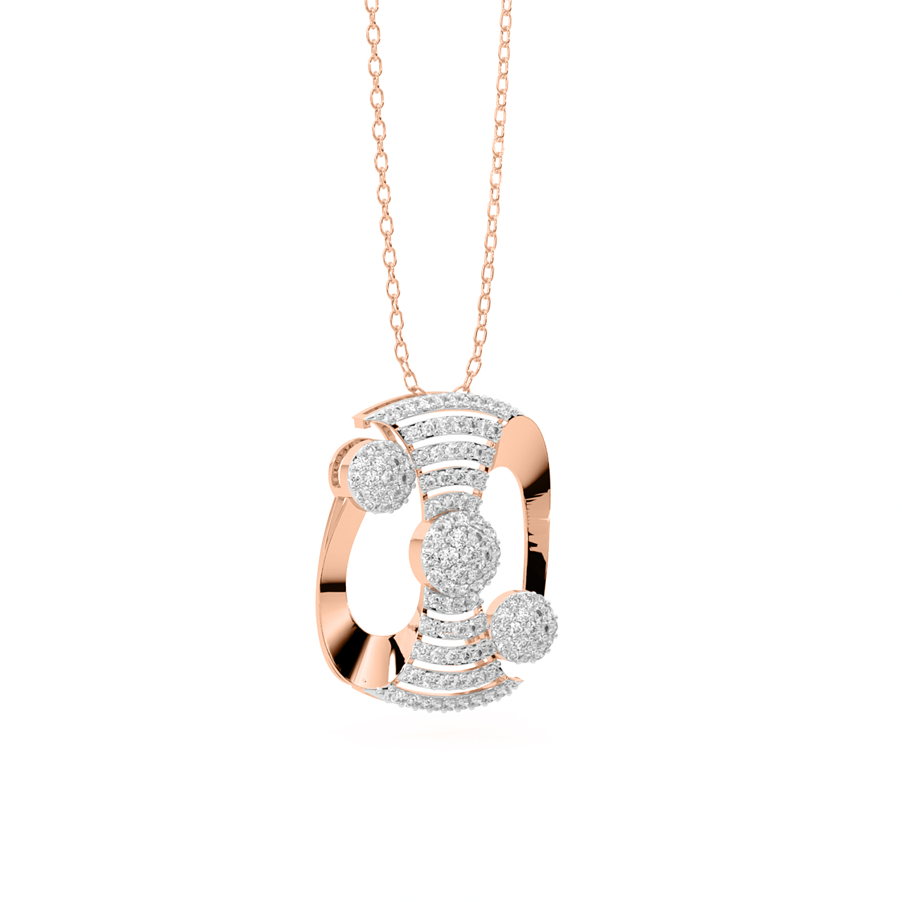 Wystan Round Diamond Pendant