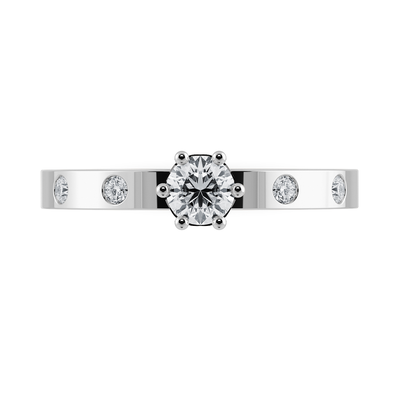 Victoria Diamond Solitaire Ring