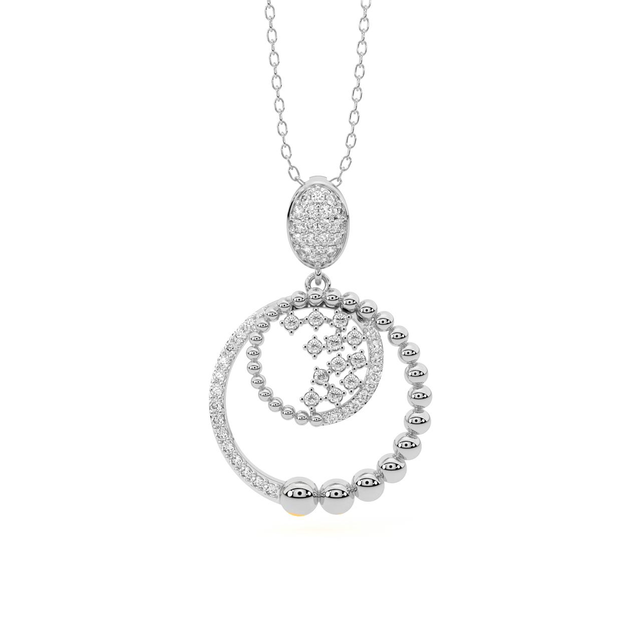 Petite Fleur Diamond Pendant