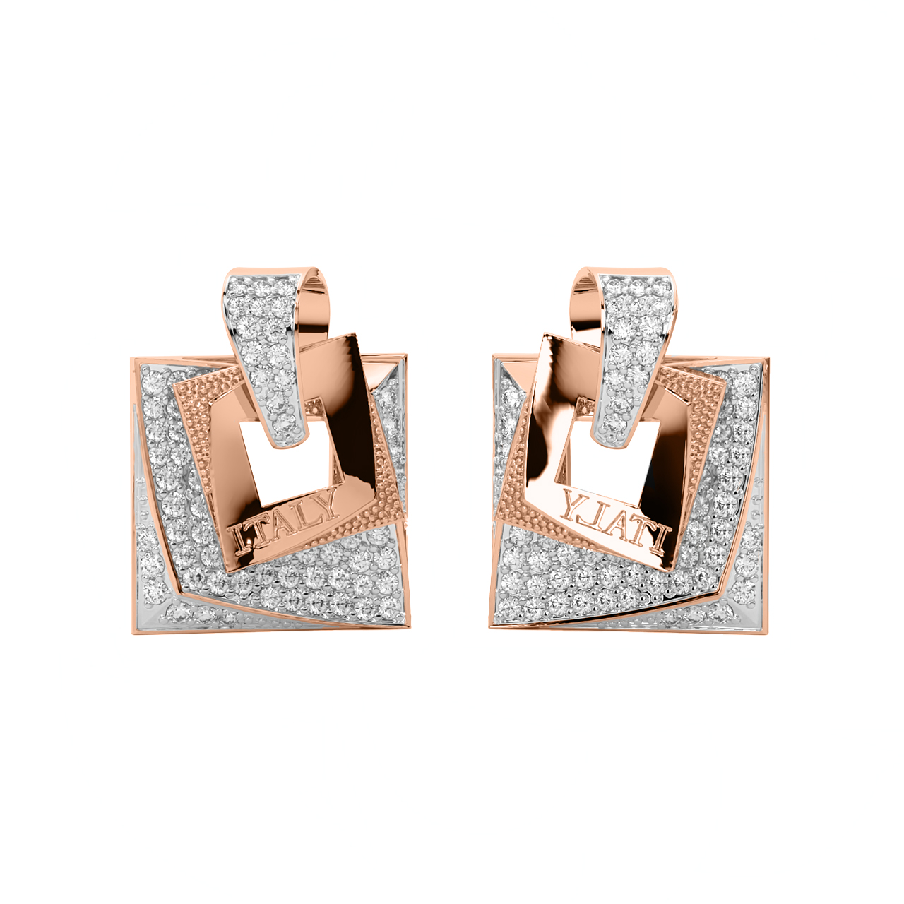 Frame of Mind Diamond Earrings