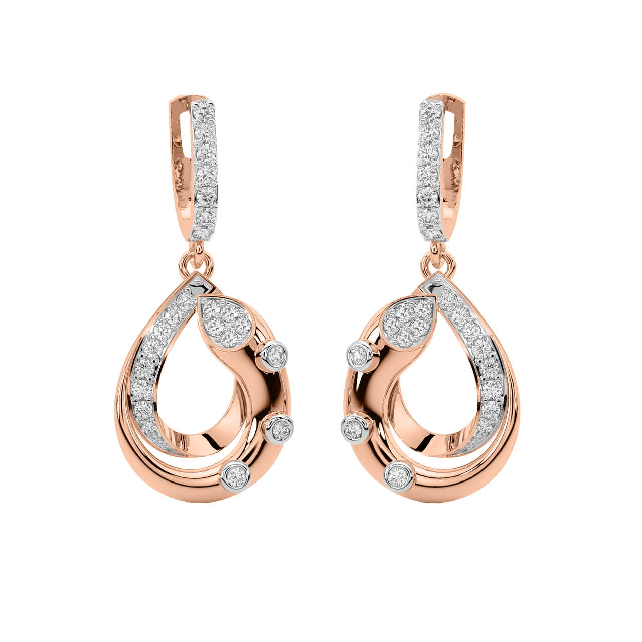 Style Drops Diamond Earrings