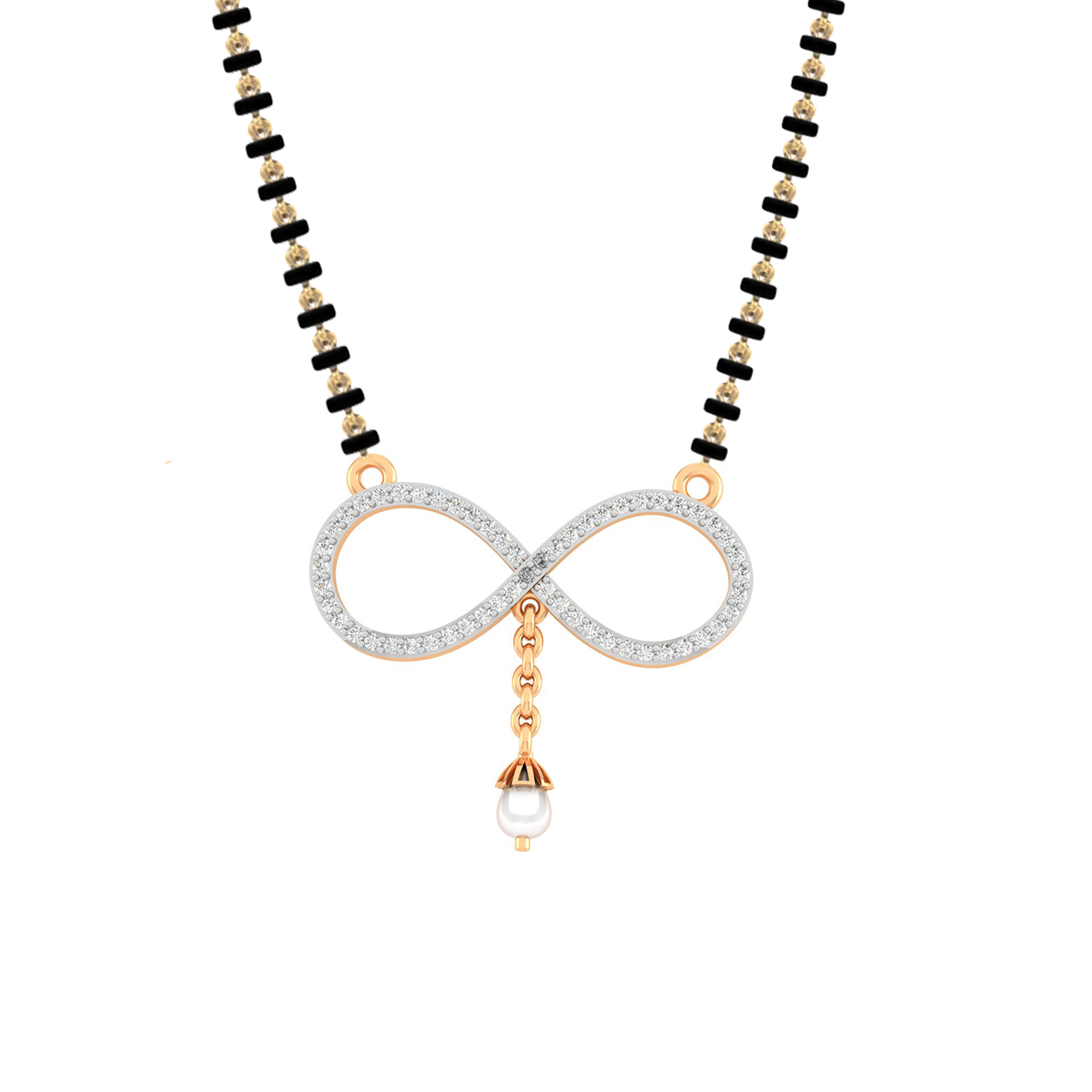 Infinity Diamond Mangalsutra With Chain