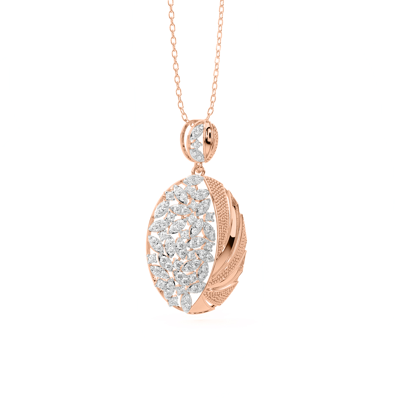 Lace It Up Diamond Pendant