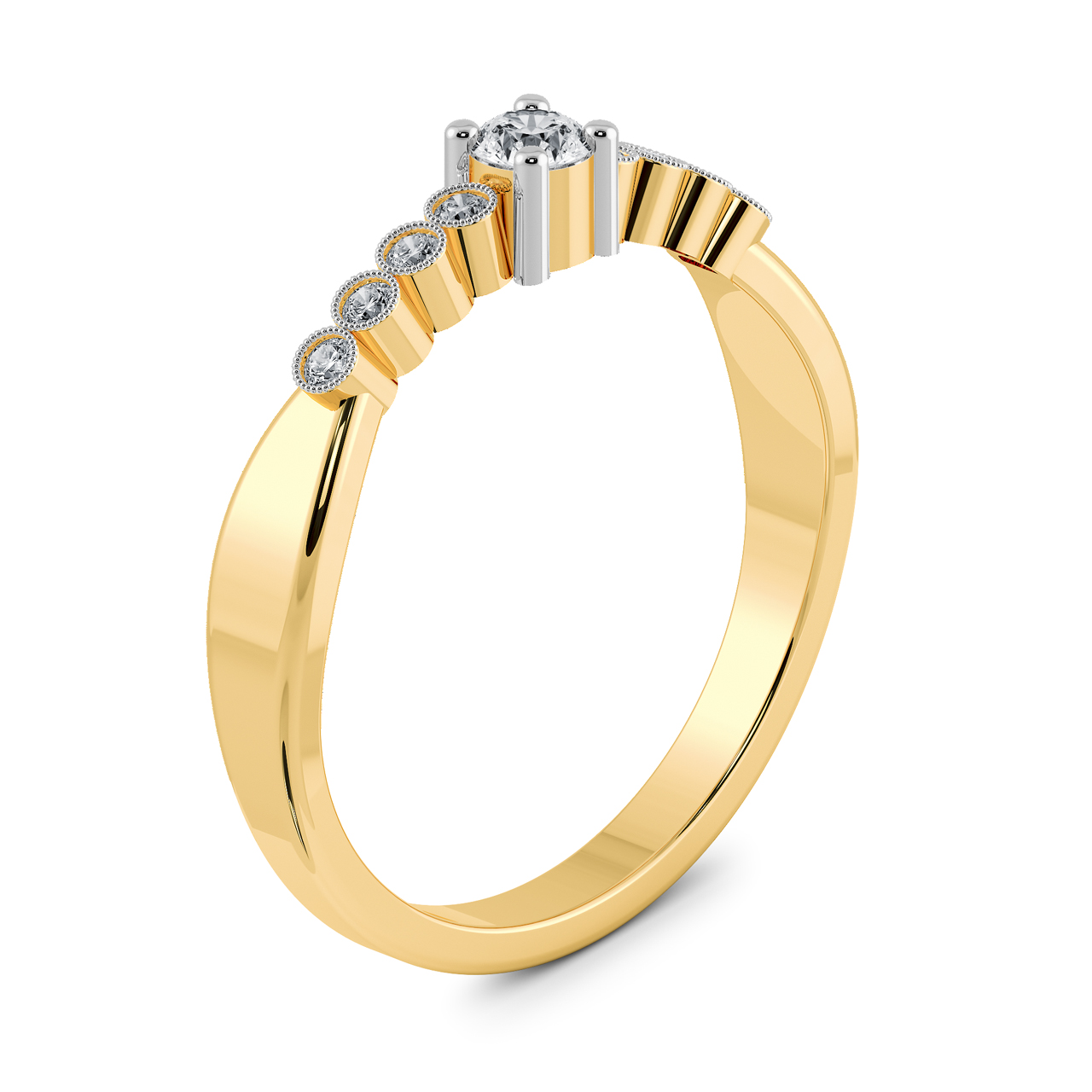 Buy Impon Gold Plated Plain Gold Ring Design Engagement Ring for Girl