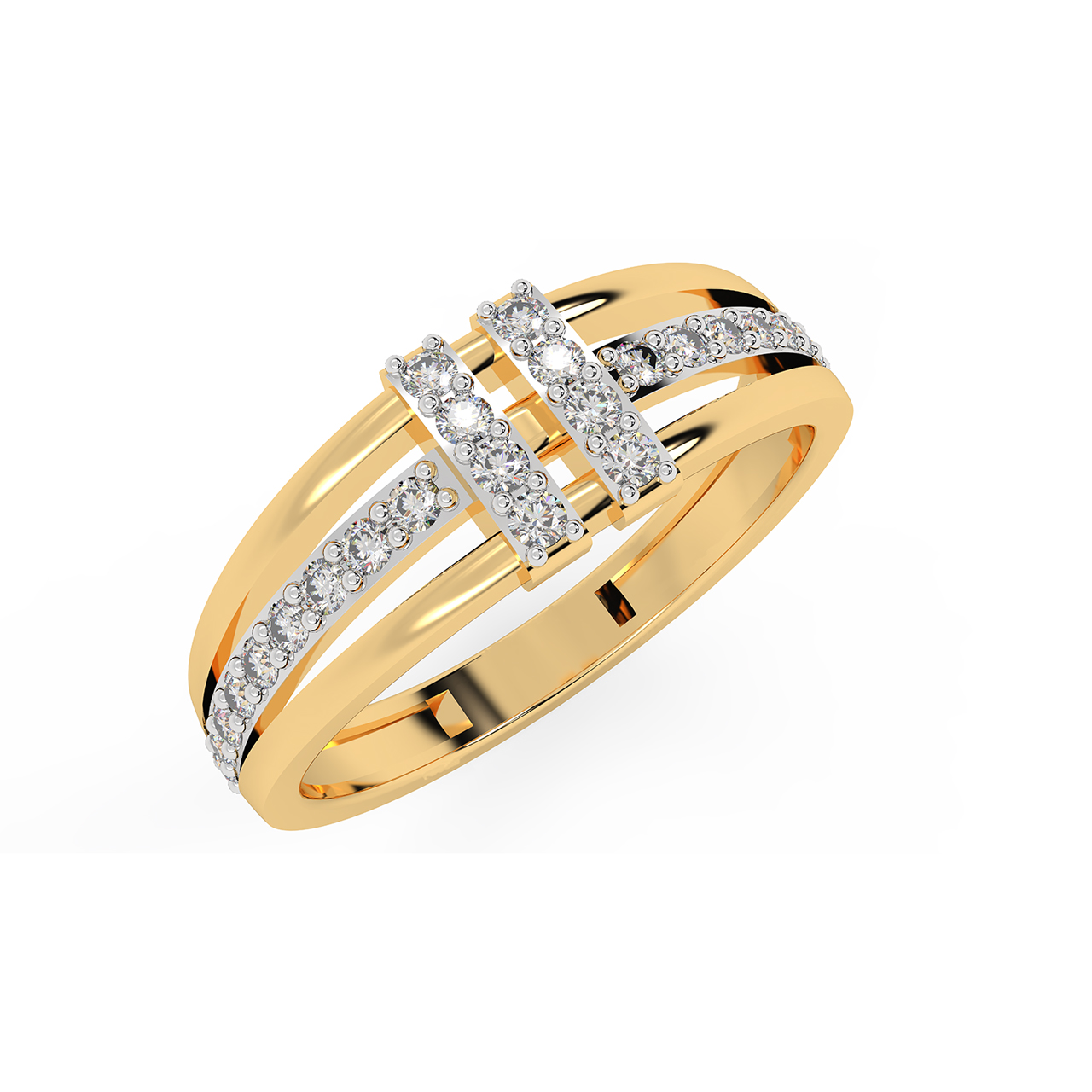 Leaf Wedding Band | Design Online Today | Aurosi Jewels