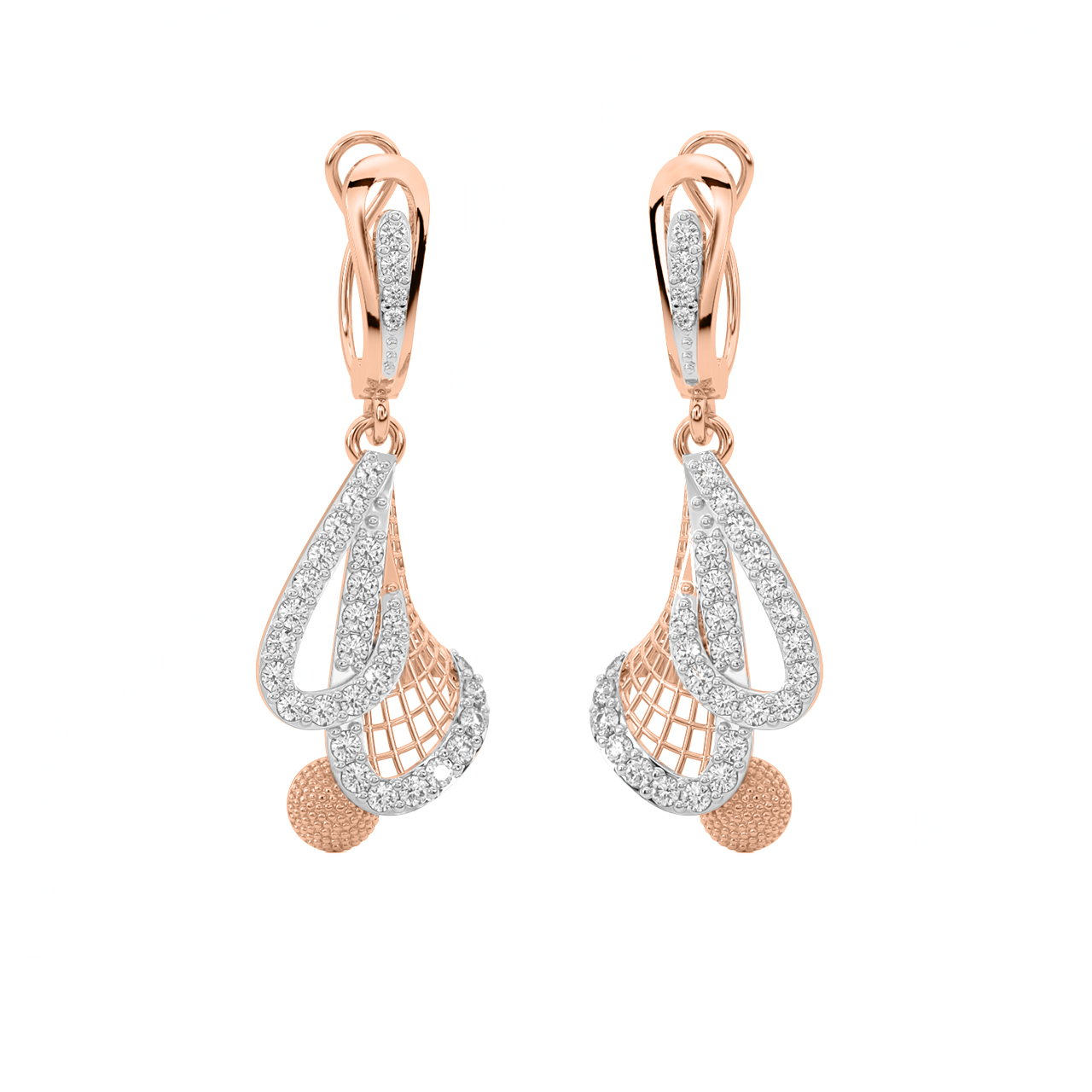 Sparkle Spot Diamond Earrings