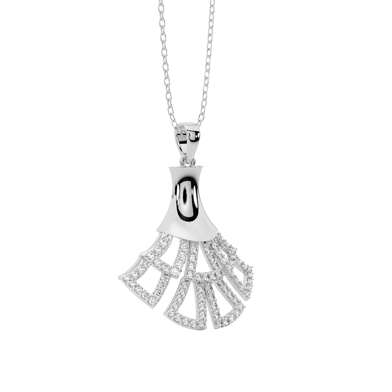 Rian Round Diamond Office Wear Pendant