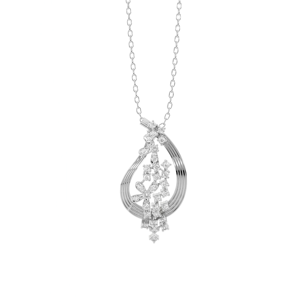 Bold N Brave Diamond Pendant