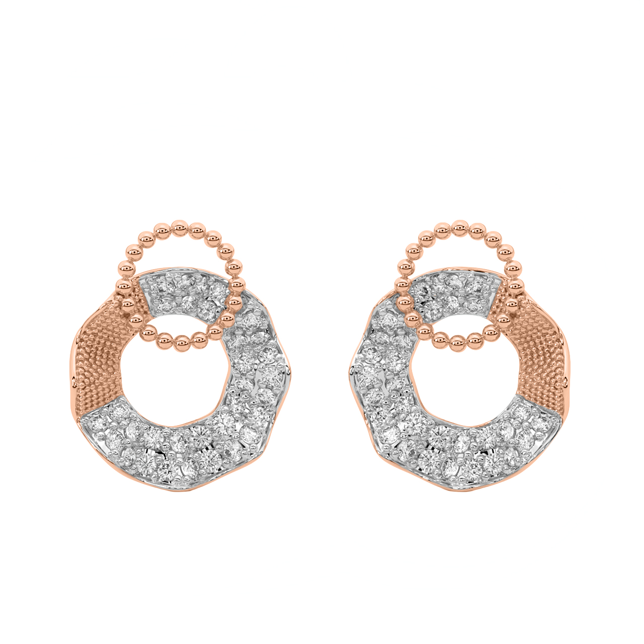 Union Intersect Diamond Earrings