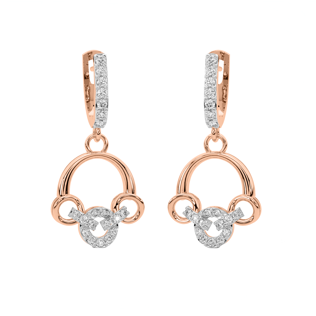 Double Daze Diamond Earrings