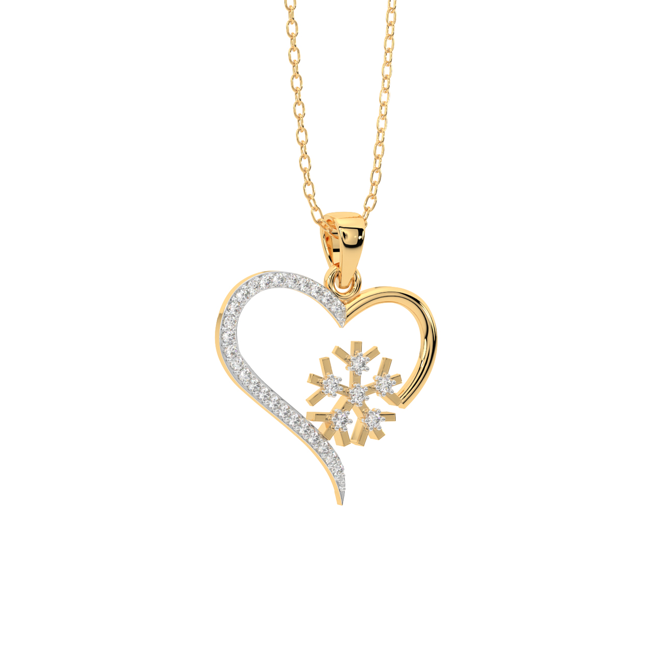 Hearty Affairs Diamond Pendant