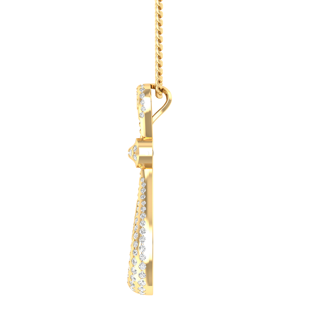 Sarah Round Diamond Office Wear Pendant