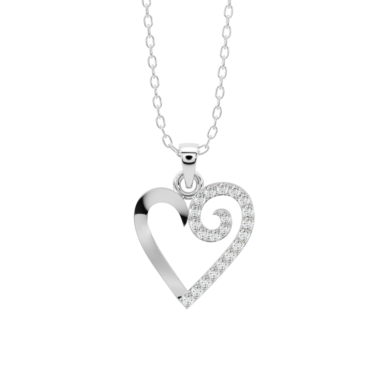 Art of Love Diamond Pendant