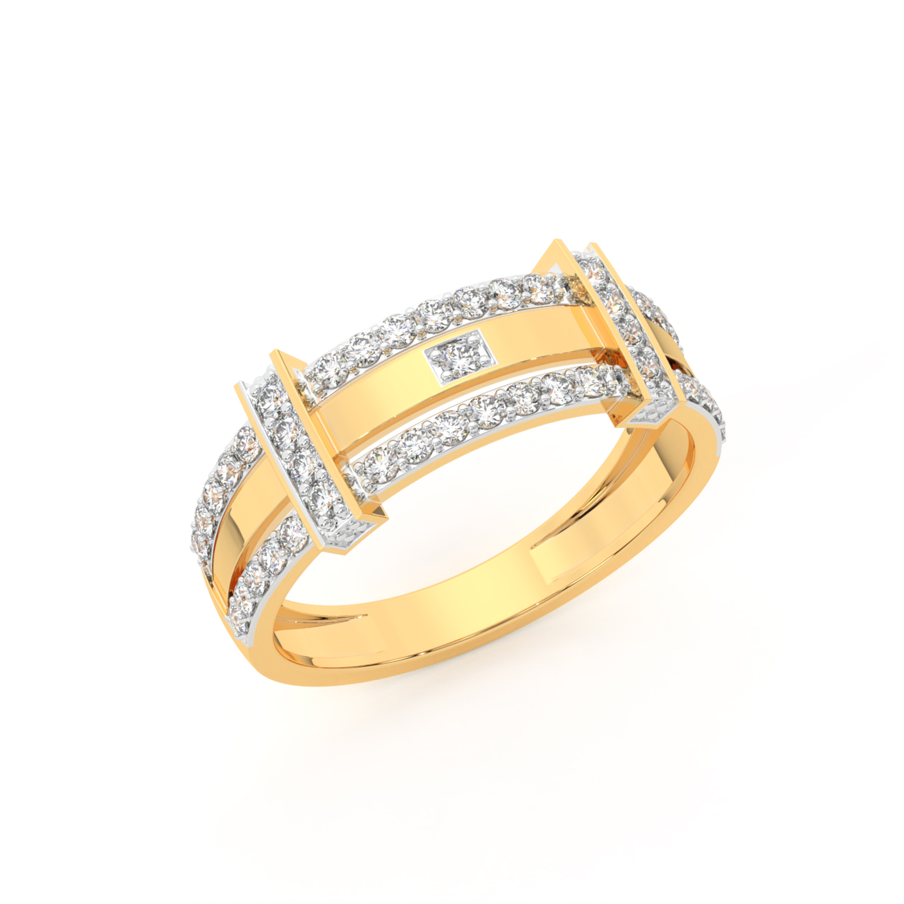 Buy 14 k Gold Lab Diamond Mens Ring at Best Online Price