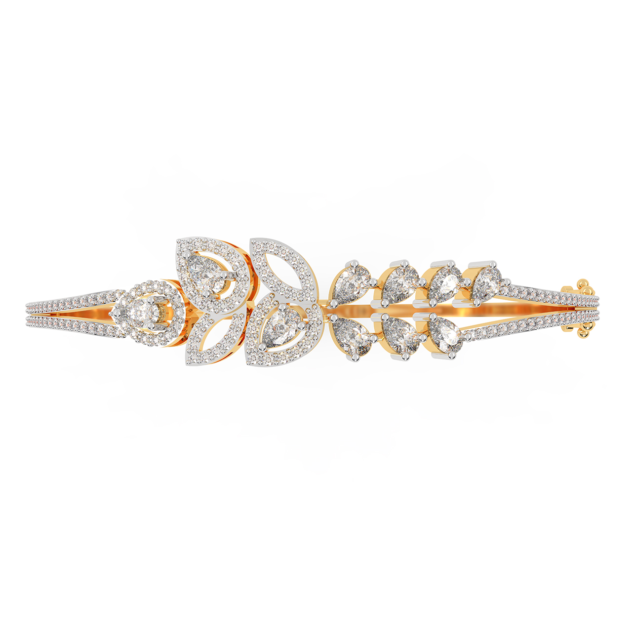 Faith Of Leaf Diamond Bracelet