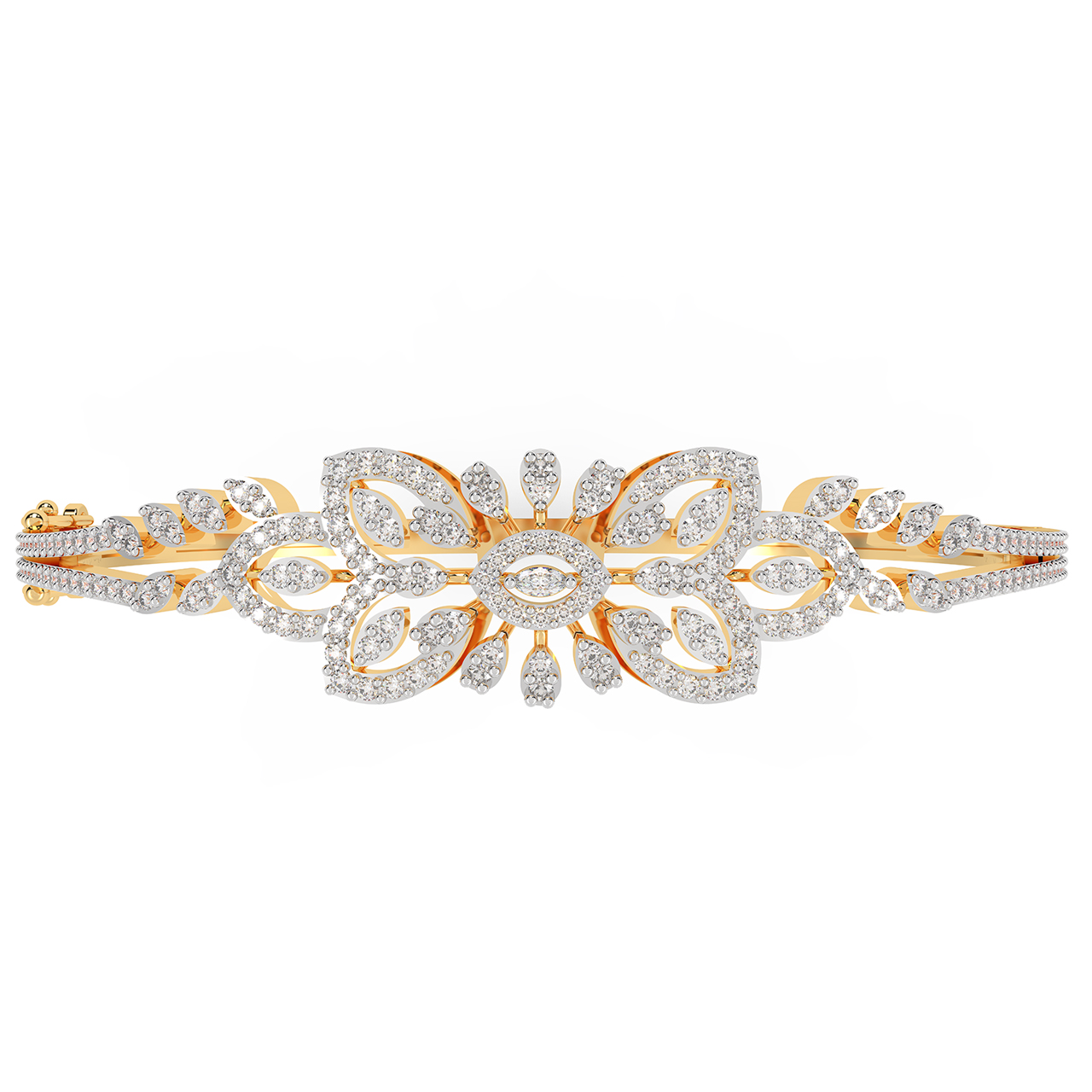 PC Jeweller The Cerian Heart 14KT Yellow Gold  Diamond Bracelet for Her   Amazonin Fashion