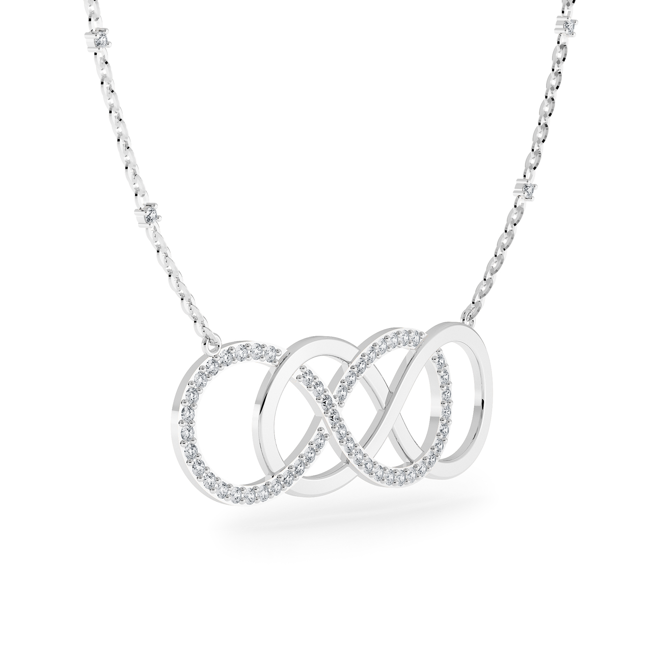 Double Infinity Design Pendant