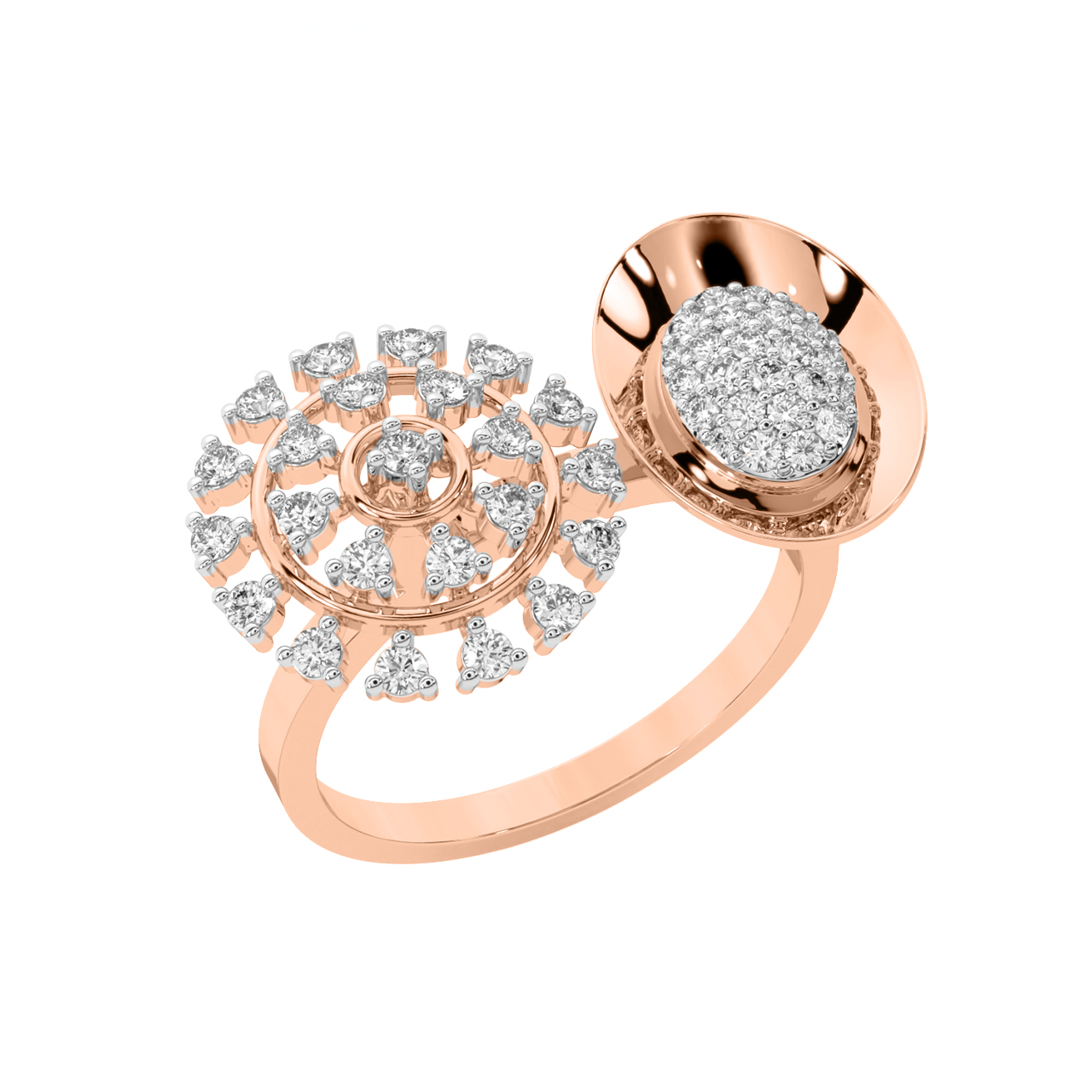 Carine Round Diamond Engagement Ring