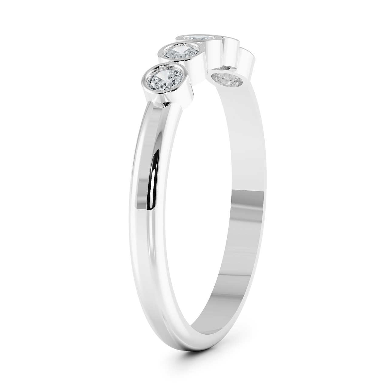 Five Stone Designer Diamond Ring