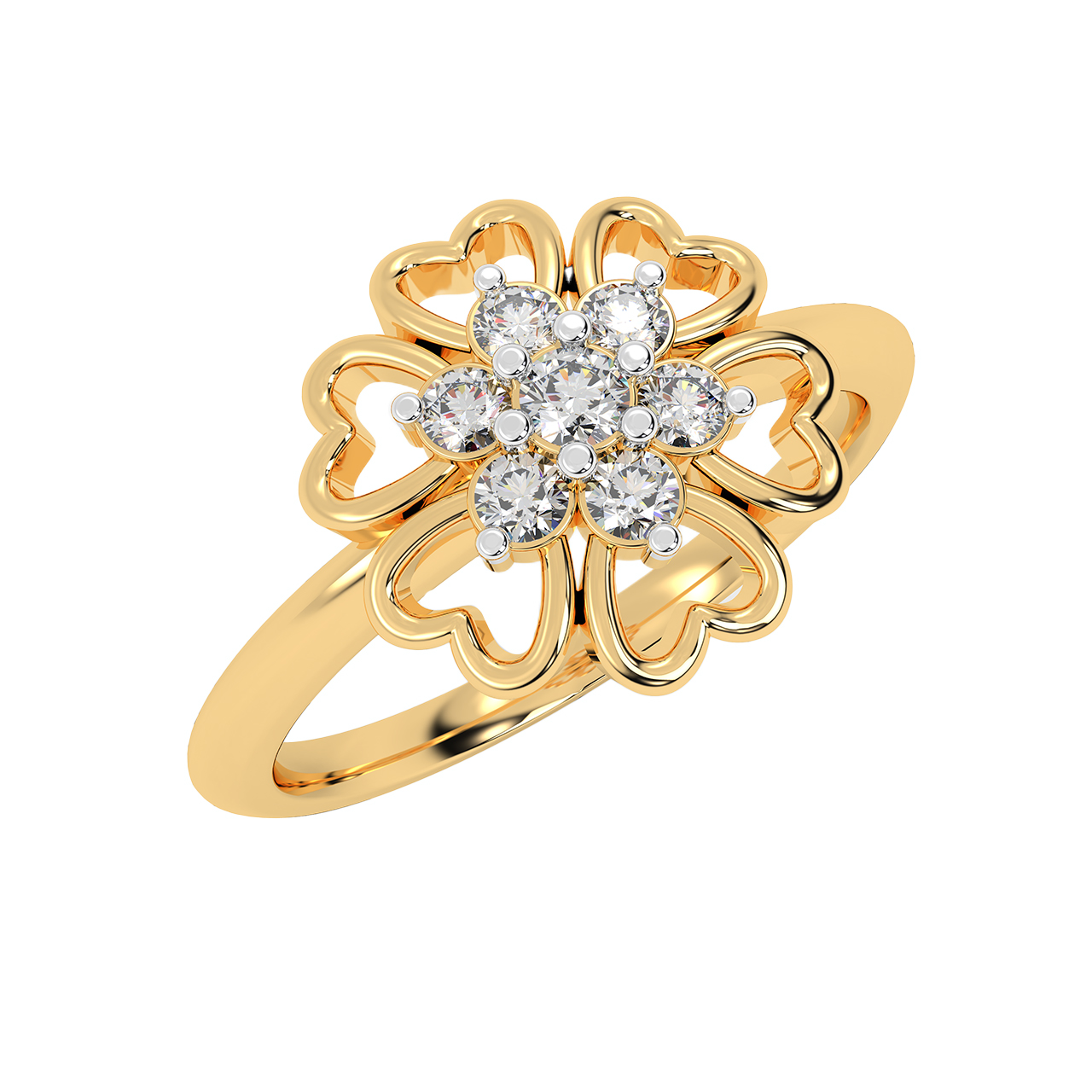 Efflorescence Design Diamond Ring