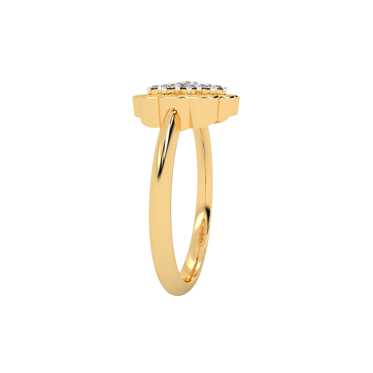 Floral Love Gold & Diamond Rings