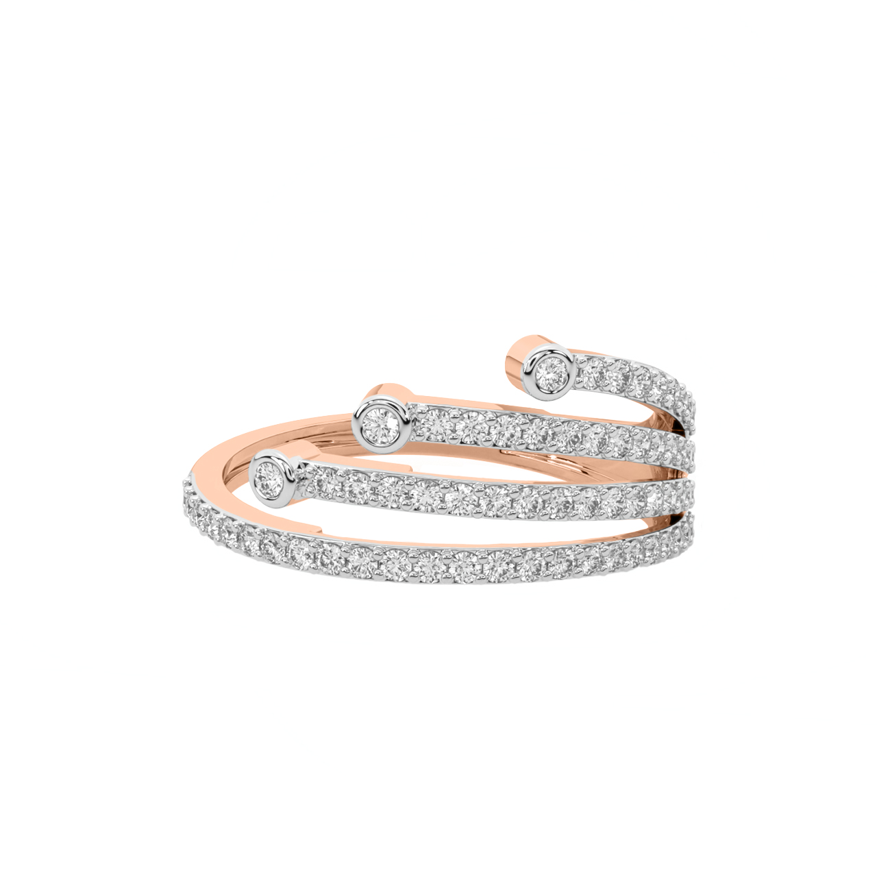 Oma Round Diamond Engagement Ring
