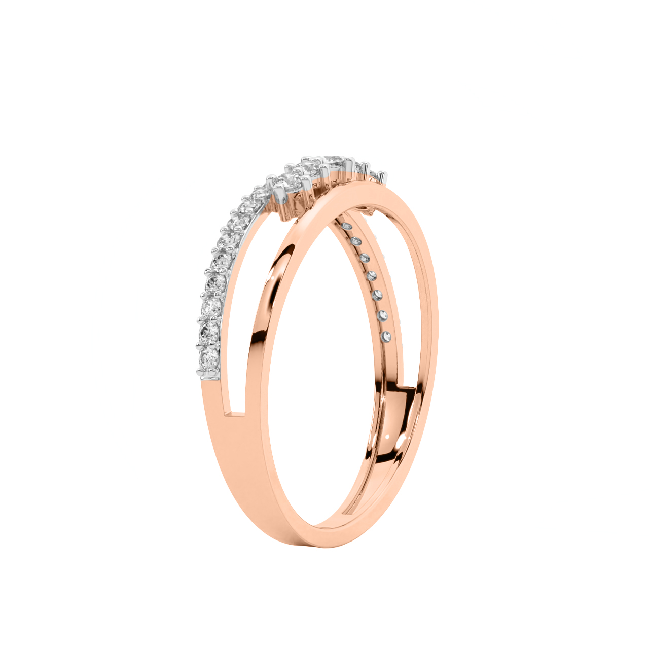 Micha Round Diamond Engagement Ring