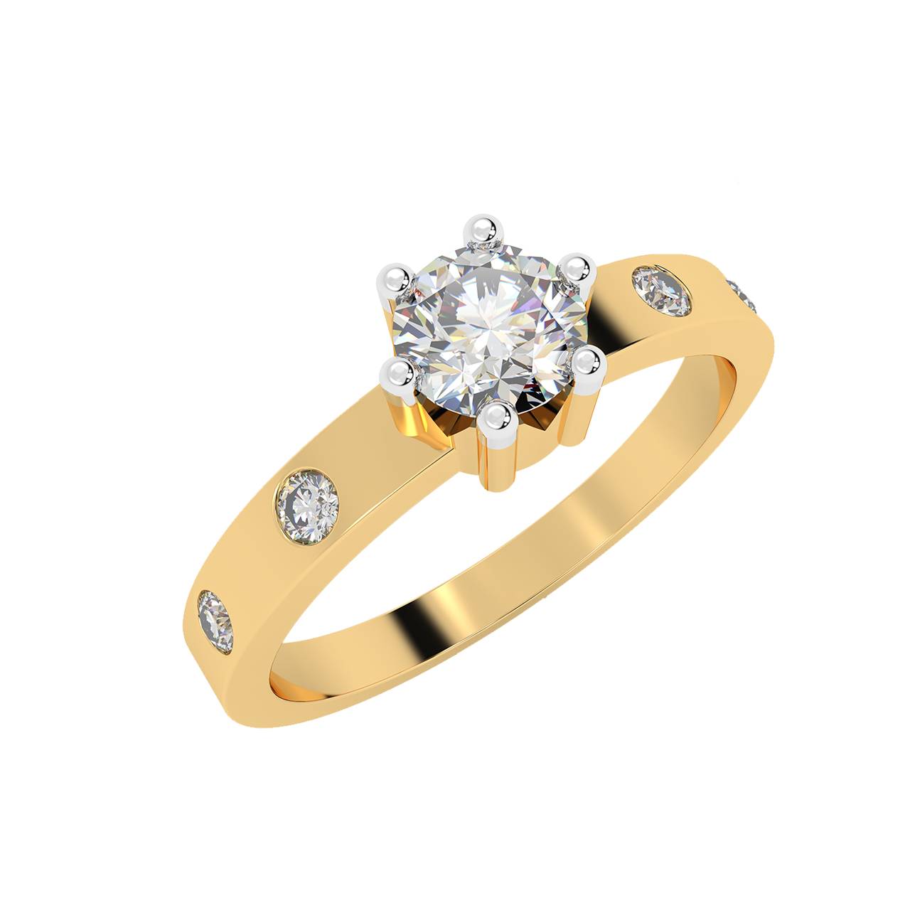 Victoria Diamond Solitaire Ring