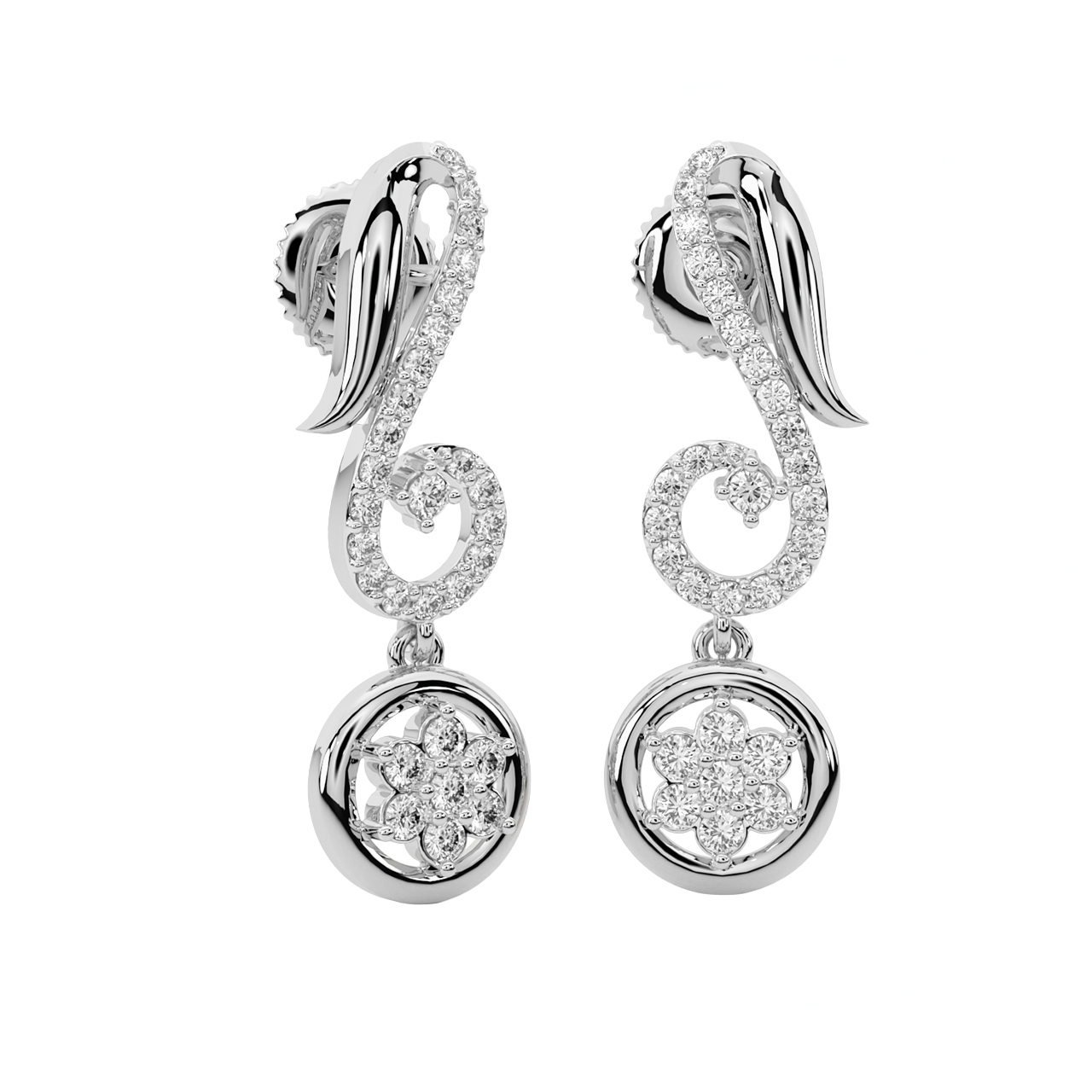 Zeeman Round Diamond Earrings