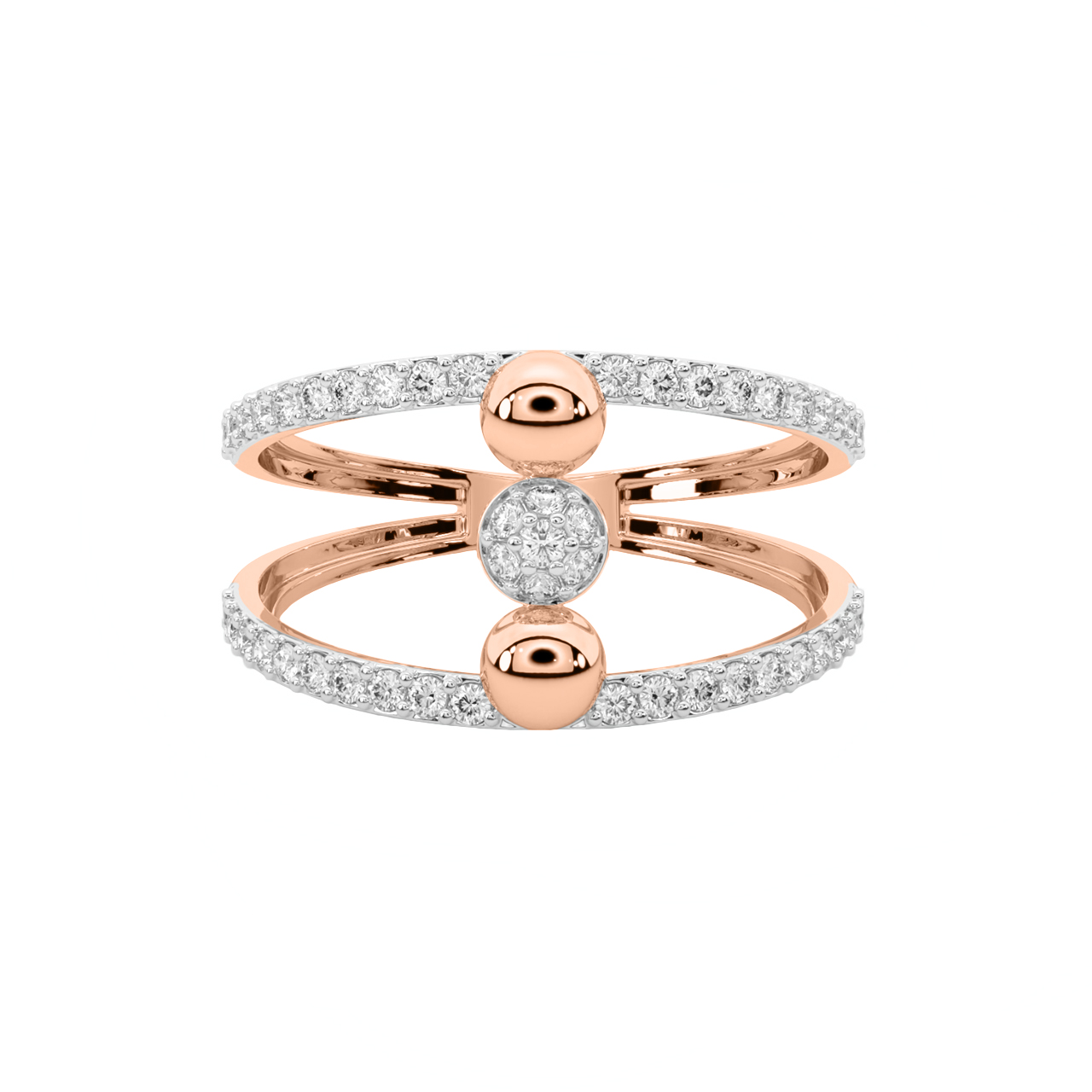 Tivona Round Diamond Engagement Ring