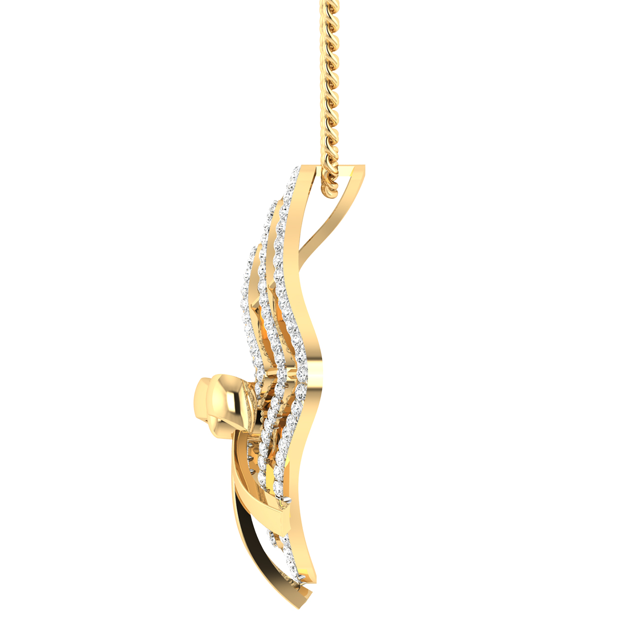 Yareli Diamond Pendant For Office Wear